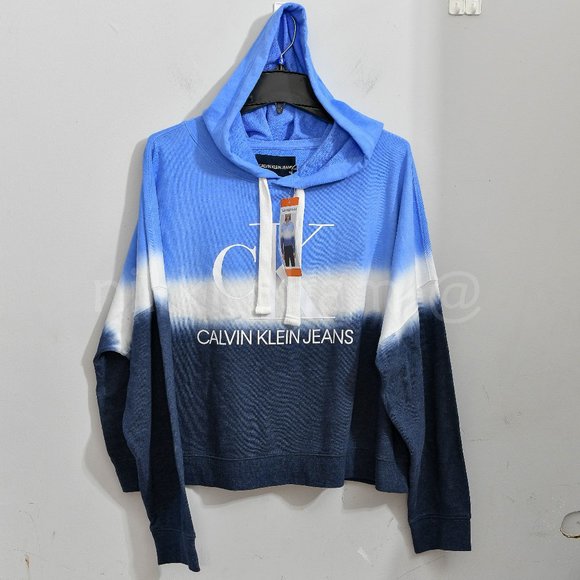 Calvin Klein Jackets & Blazers - Brand new Calvin Klein Tie-Dye monogram logo  in blue